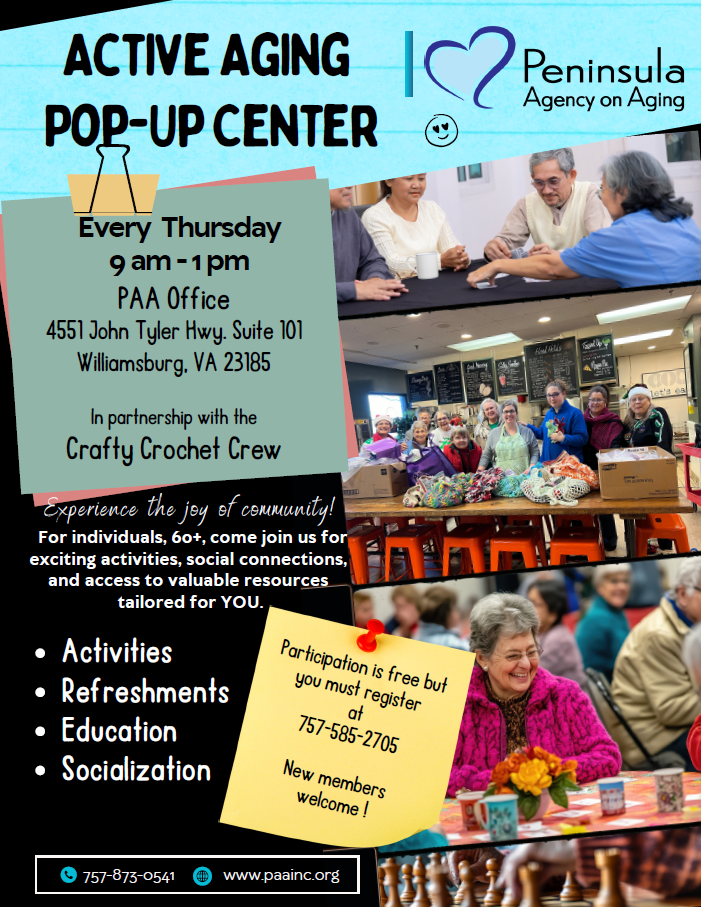 PAA Senior Pop Up