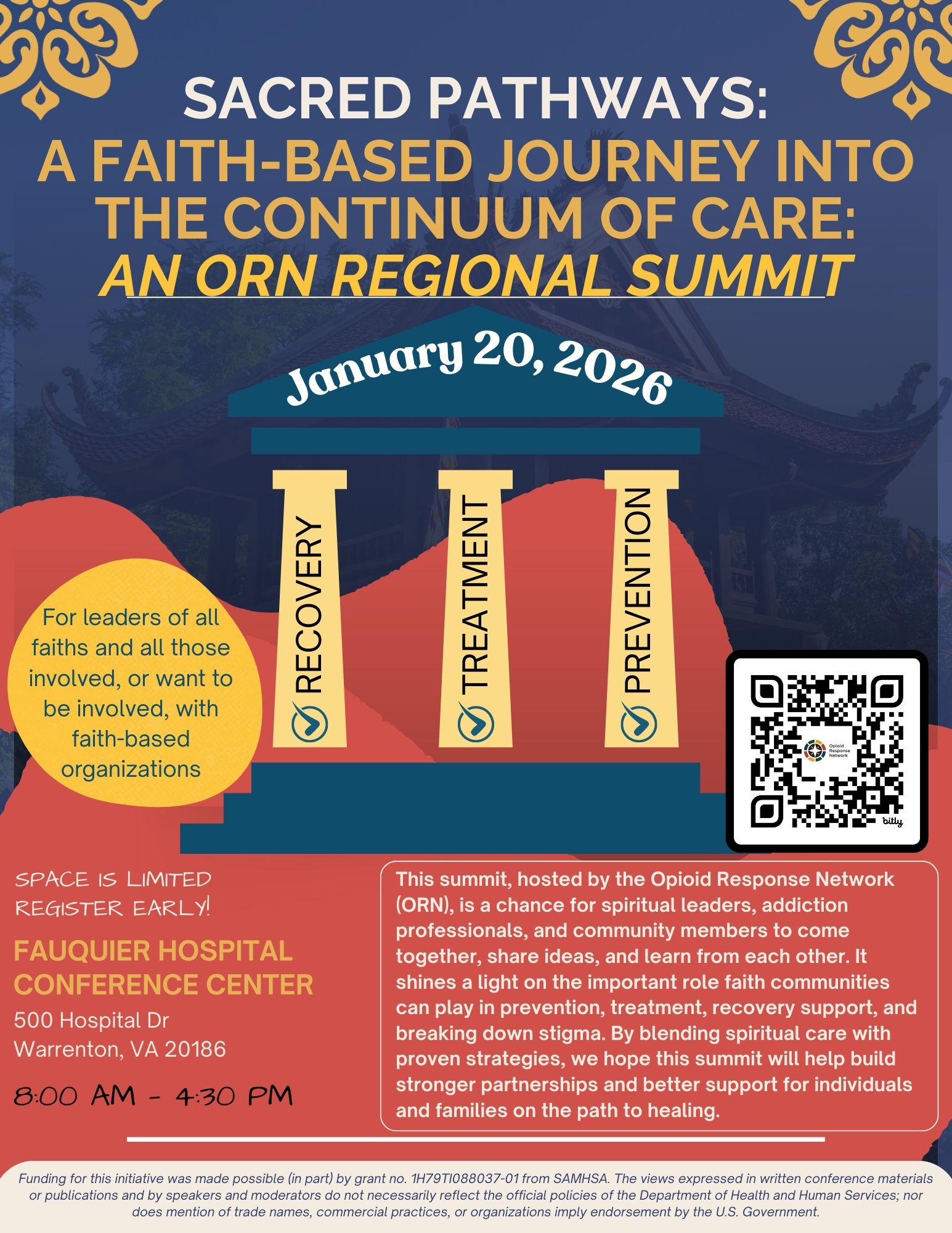 2026 Faith Based ORN Summit FLYER